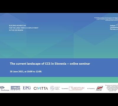 CCS4CEE stakeholder seminar Slovenia 30 June 2021