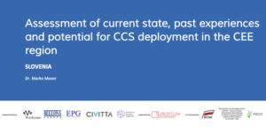 Assessment of current state, past experiences and potential for CCS deployment in the CEE region – SLOVENIA