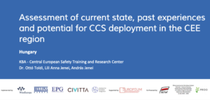 Assessment of current state, past experiences and potential for CCS deployment in the CEE region – Hungary